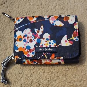 Vera Bradley Colorful Dot and Leaf Wallet
